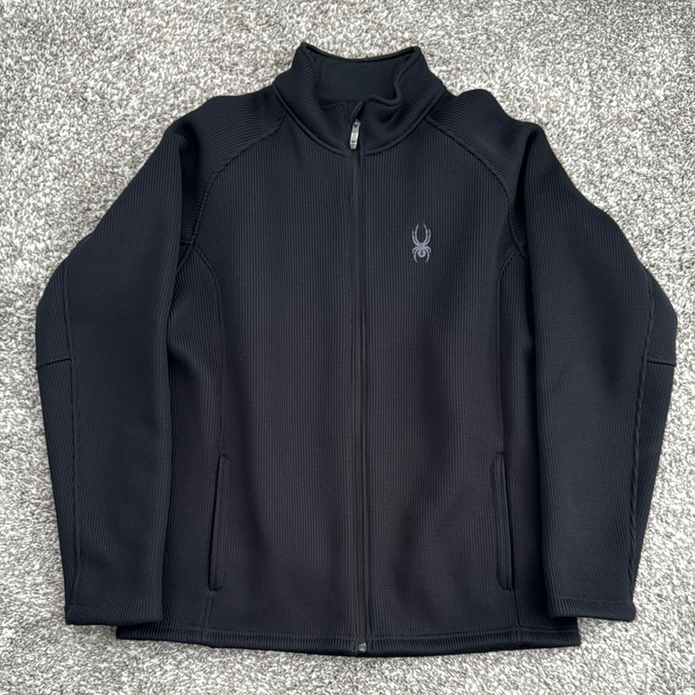 Spyder Men's Black Full-Zip Jacket